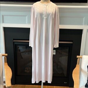 Miss Elaine Cuddleknit Pink Long Nightgown